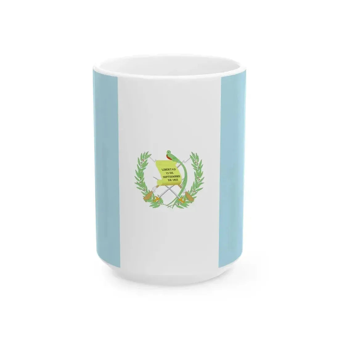 Flag of Guatemala WFB 2000 (Guatemala) White Coffee Mug 15oz - Go Mug Yourself