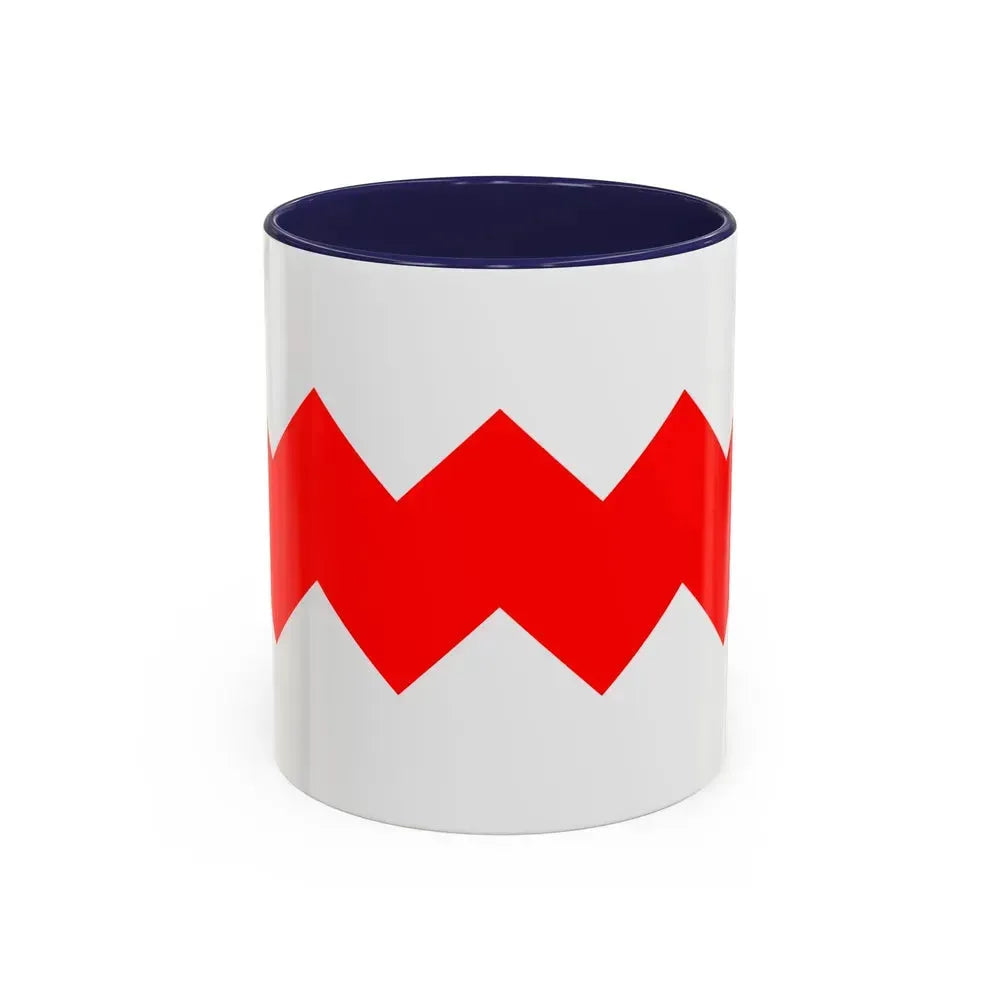 Flag of Gudja Malta - Accent Coffee Mug 11oz Navy - Go Mug Yourself