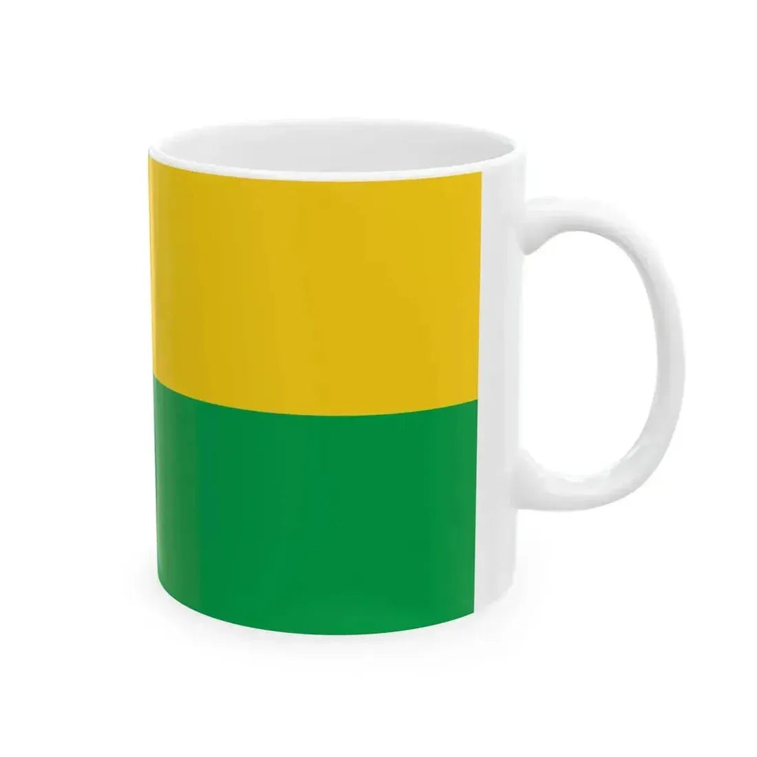 Flag of Guinea-Bissau (Guinea) White Coffee Mug - Go Mug Yourself