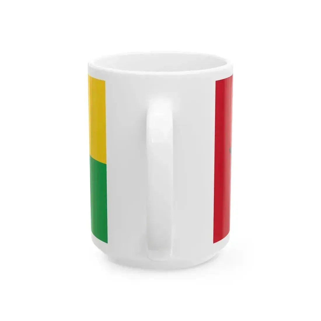 Flag of Guinea-Bissau (Guinea) White Coffee Mug - Go Mug Yourself