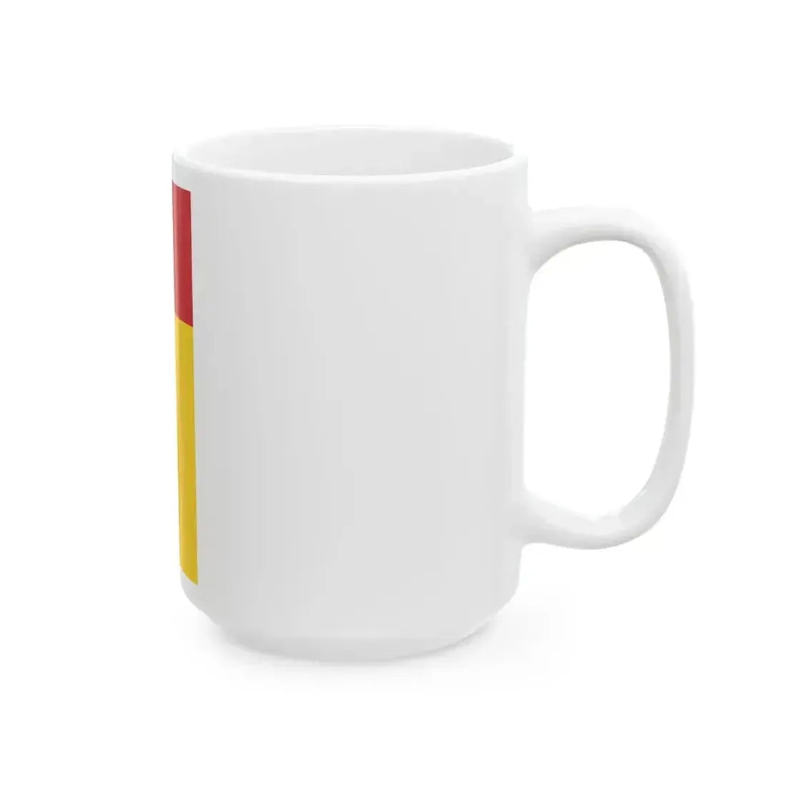 Flag of Guinea-Bissau vertical (Guinea) White Coffee Mug - Go Mug Yourself