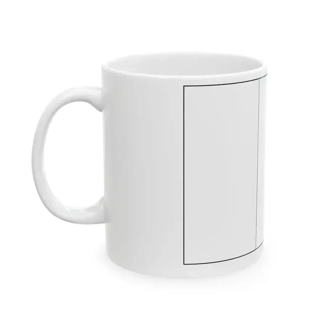 Flag of Guinea colouring page (Guinea) White Coffee Mug - Go Mug Yourself