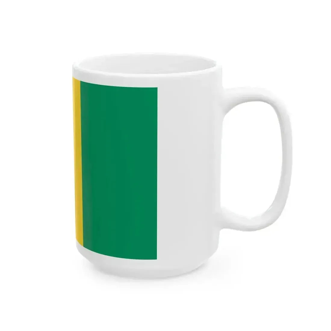 Flag of Guinea (Guinea) White Coffee Mug - Go Mug Yourself