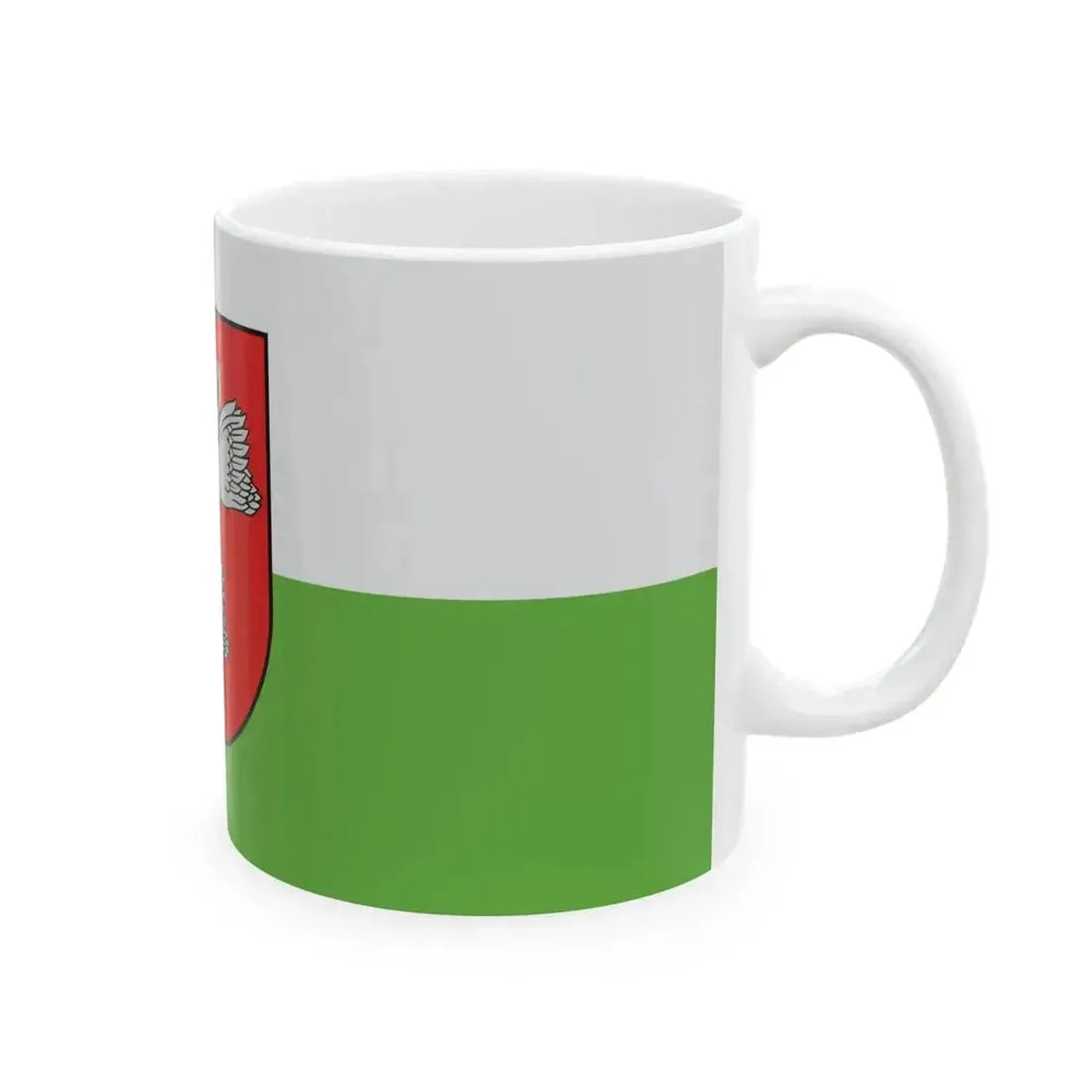 Flag of Gulbenes novads (Latvia) White Coffee Mug - Go Mug Yourself