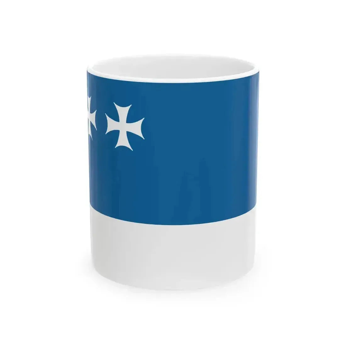 Flag of Gurjaani Municipality (Georgia) White Coffee Mug 11oz - Go Mug Yourself