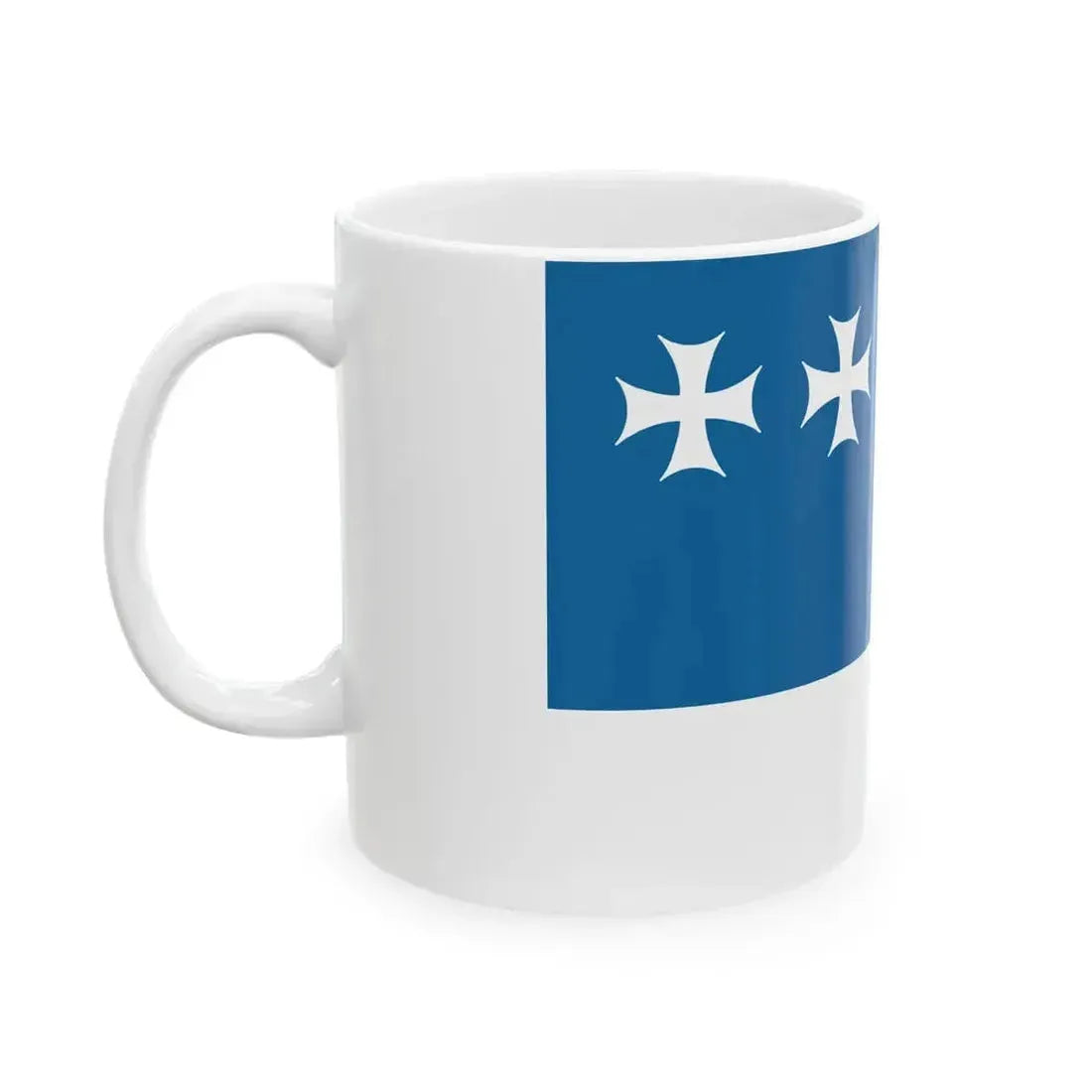 Flag of Gurjaani Municipality (Georgia) White Coffee Mug - Go Mug Yourself