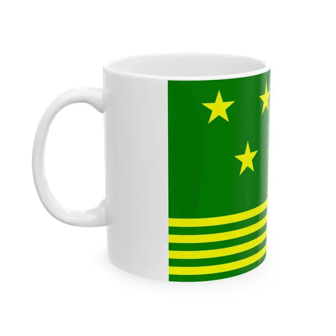 Flag of Gurkhaland (India) White Coffee Mug - Go Mug Yourself