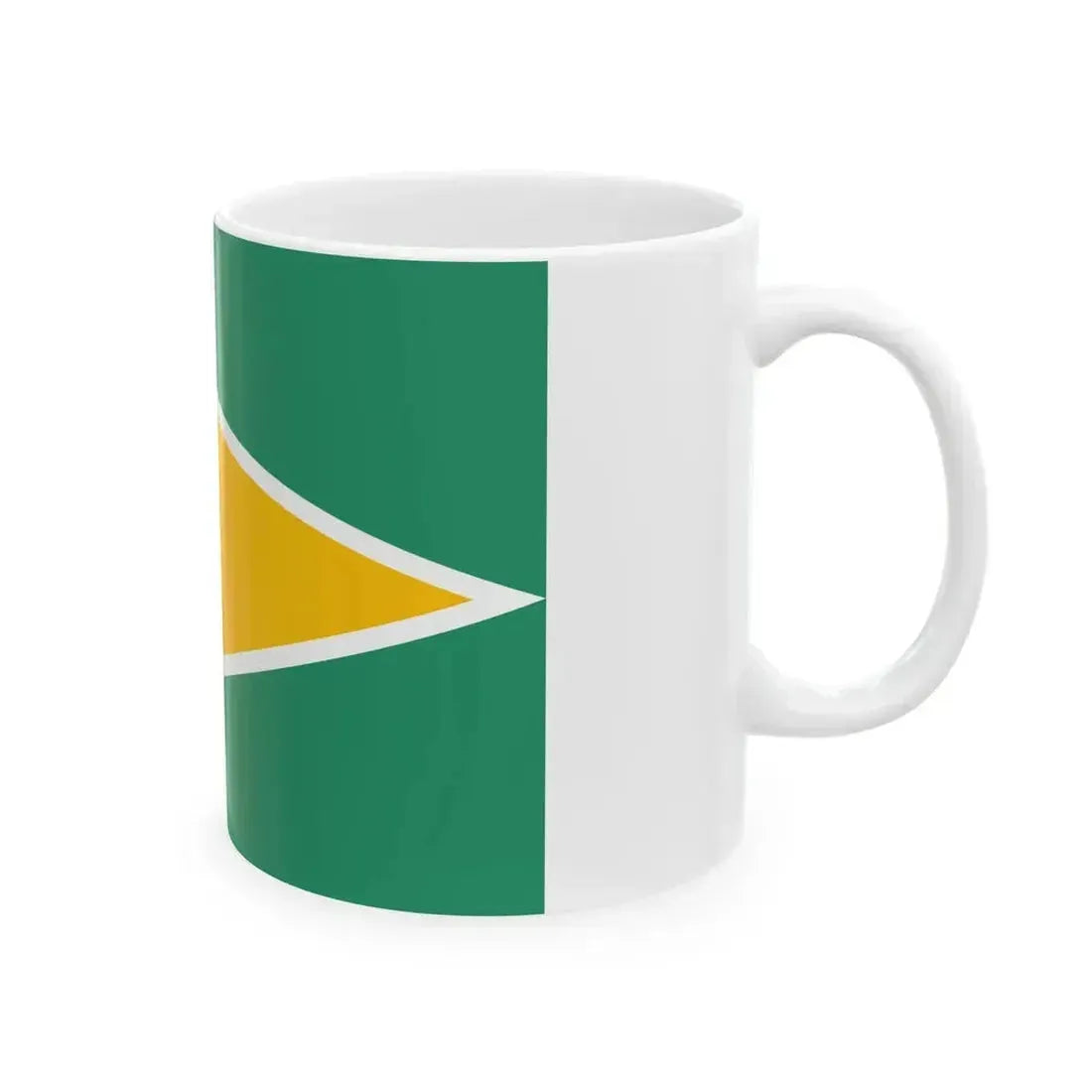Flag of Guyana 3-2 (Guyana) White Coffee Mug - Go Mug Yourself