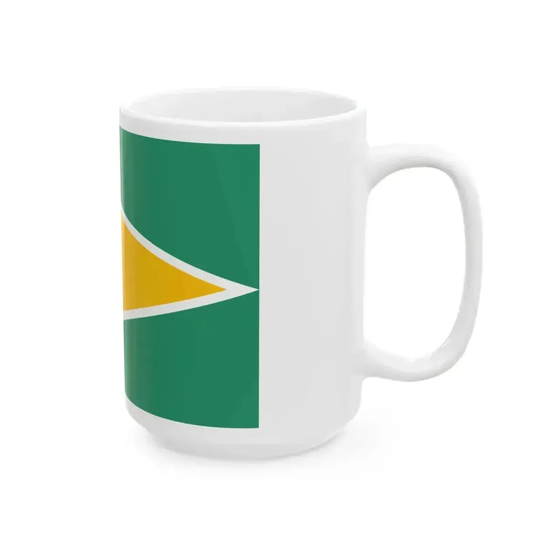 Flag of Guyana 3-2 (Guyana) White Coffee Mug - Go Mug Yourself