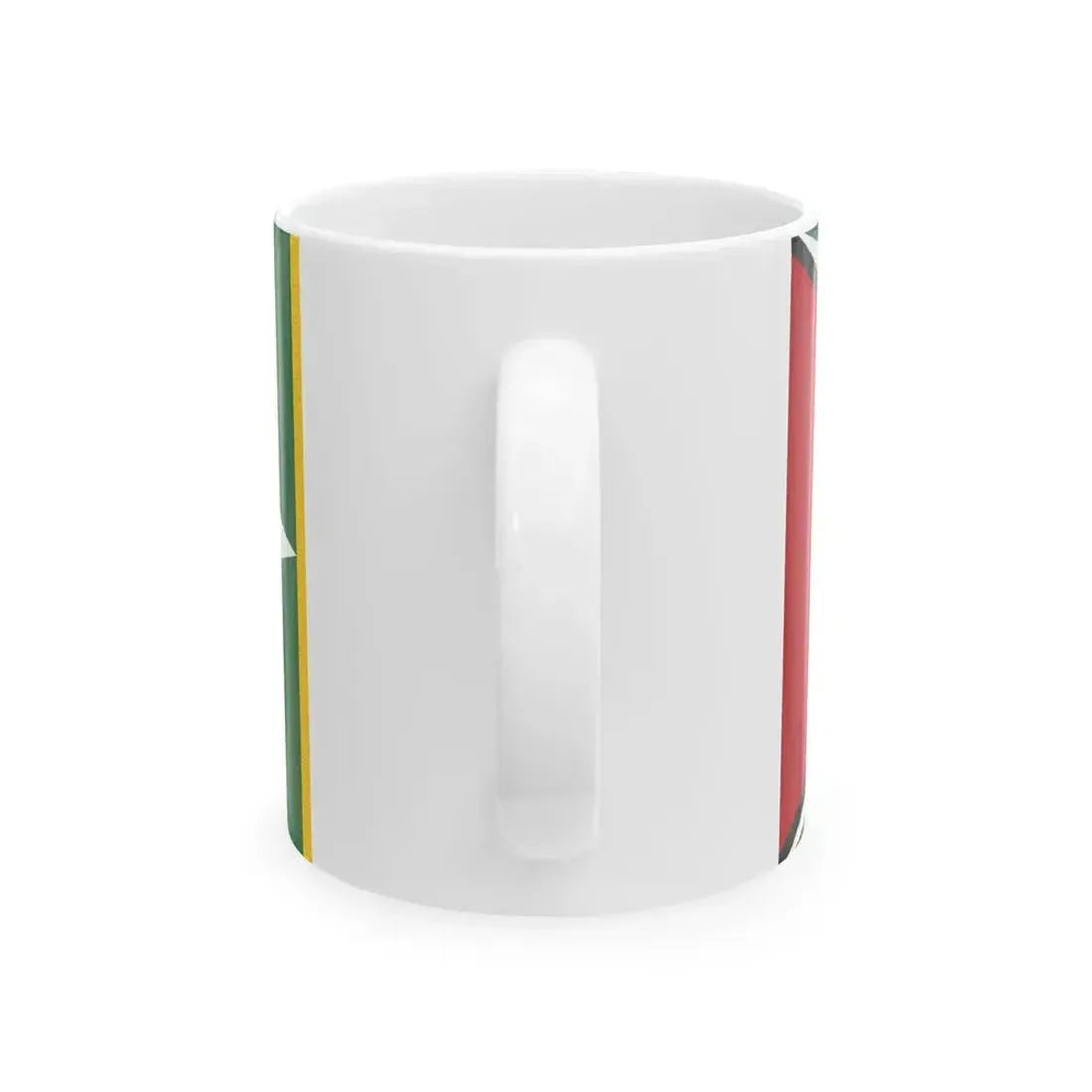 Flag of Guyana fringed (Guyana) White Coffee Mug - Go Mug Yourself