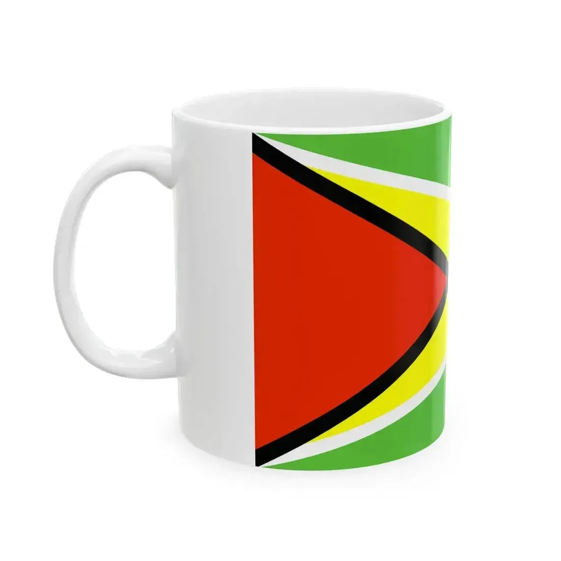 Flag of Guyana WFB 2000 (Guyana) White Coffee Mug - Go Mug Yourself