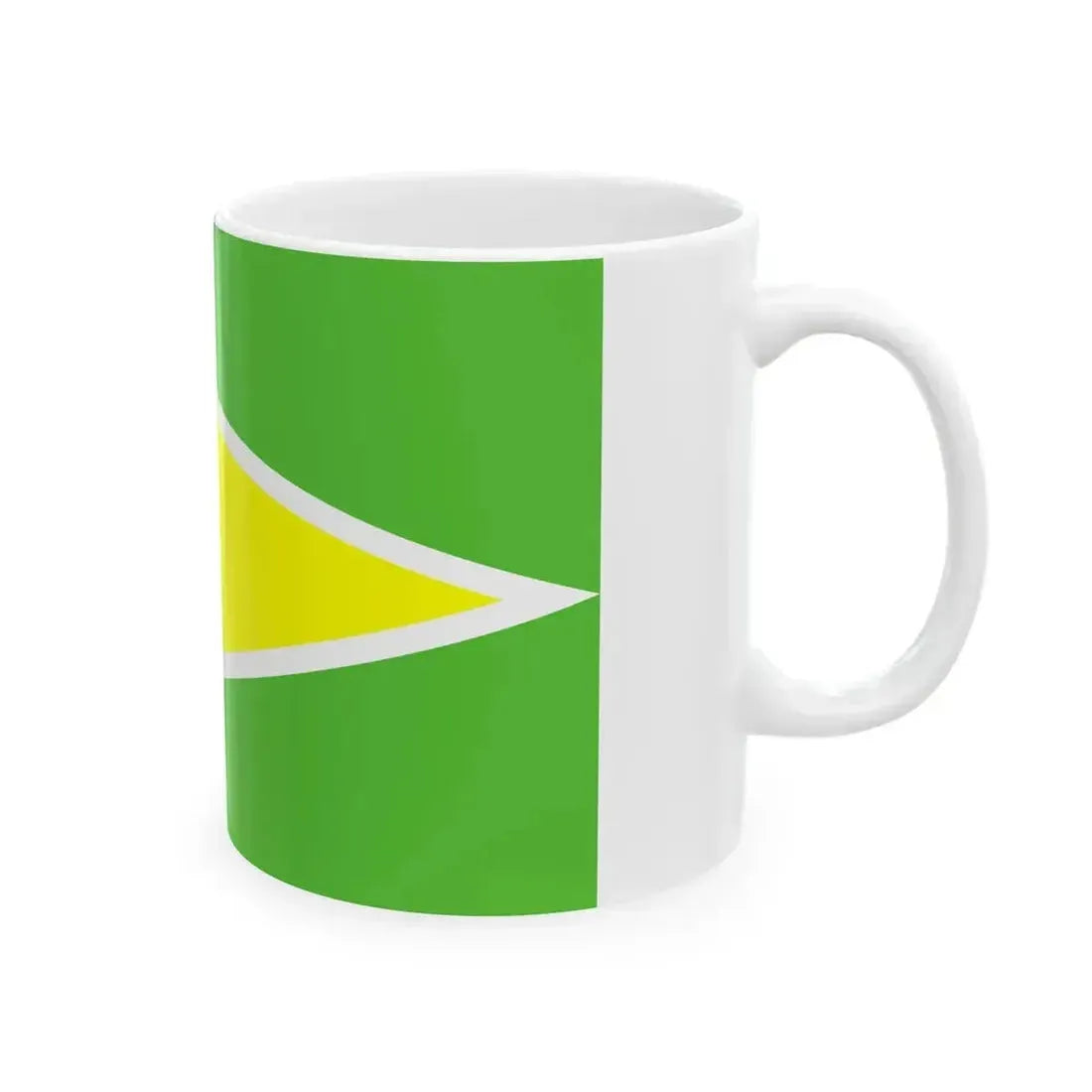 Flag of Guyana WFB 2000 (Guyana) White Coffee Mug - Go Mug Yourself