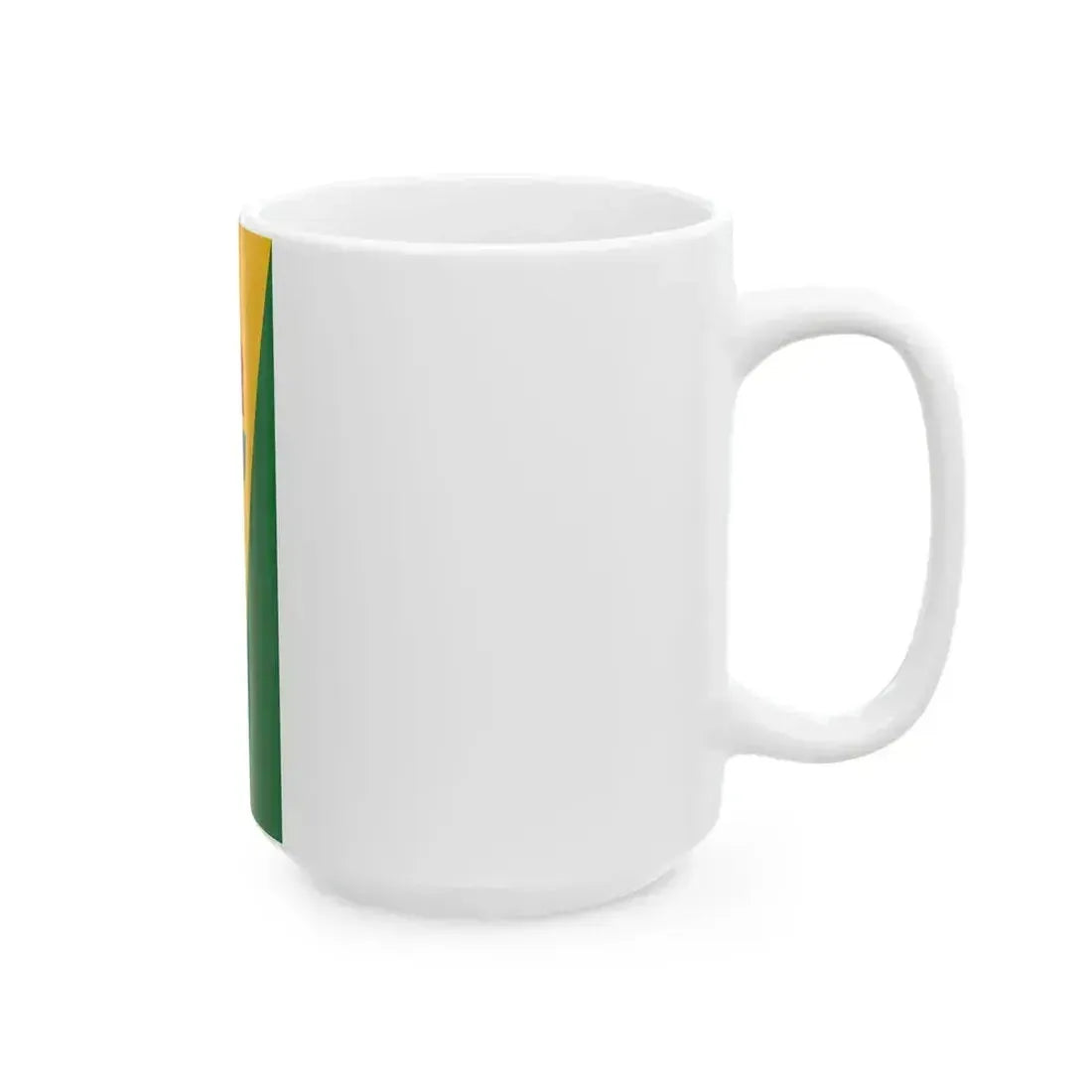 Flag of Gyorvar vertical (Hungary) White Coffee Mug - Go Mug Yourself