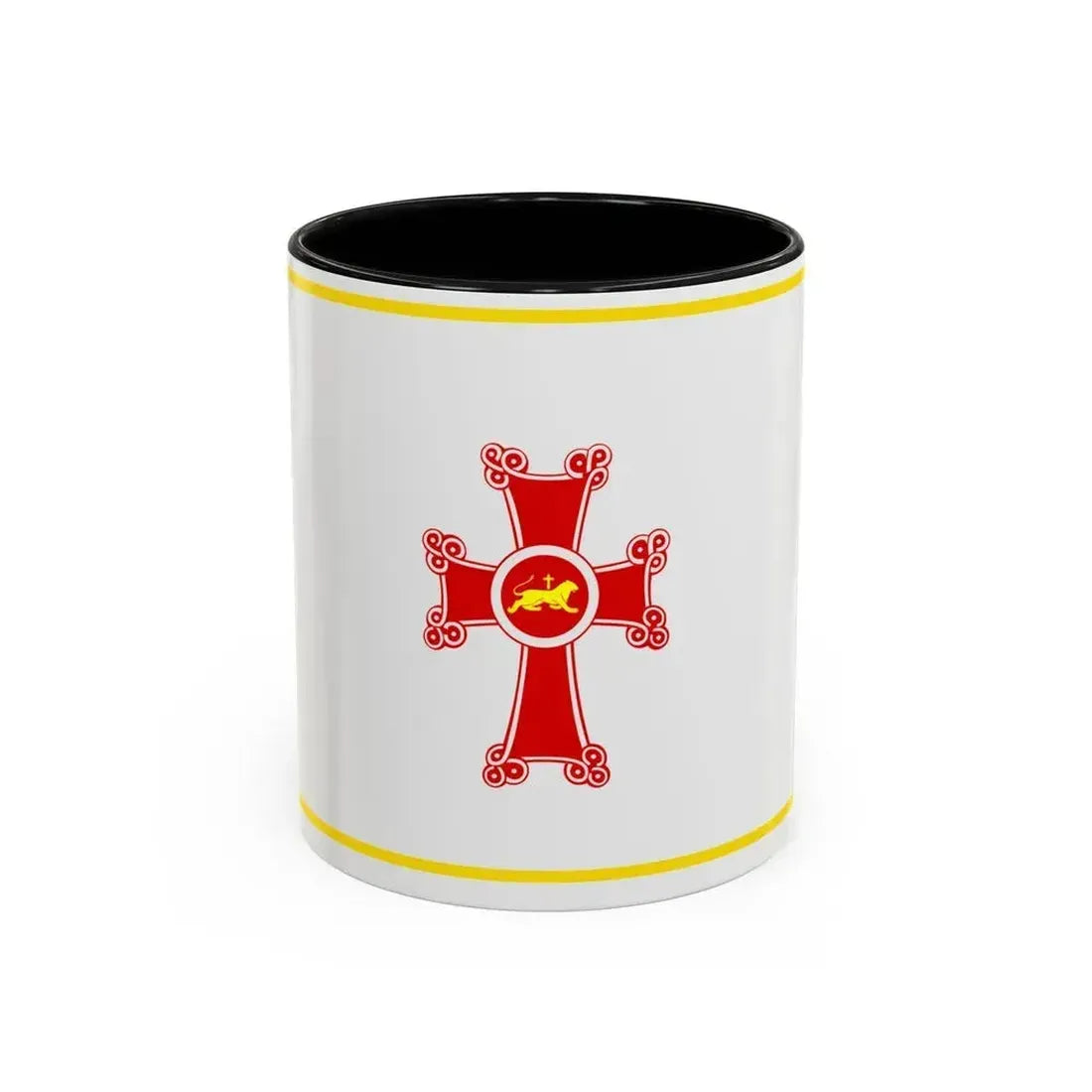 Flag of Gyumri Armenia - Accent Coffee Mug 11oz Black - Go Mug Yourself