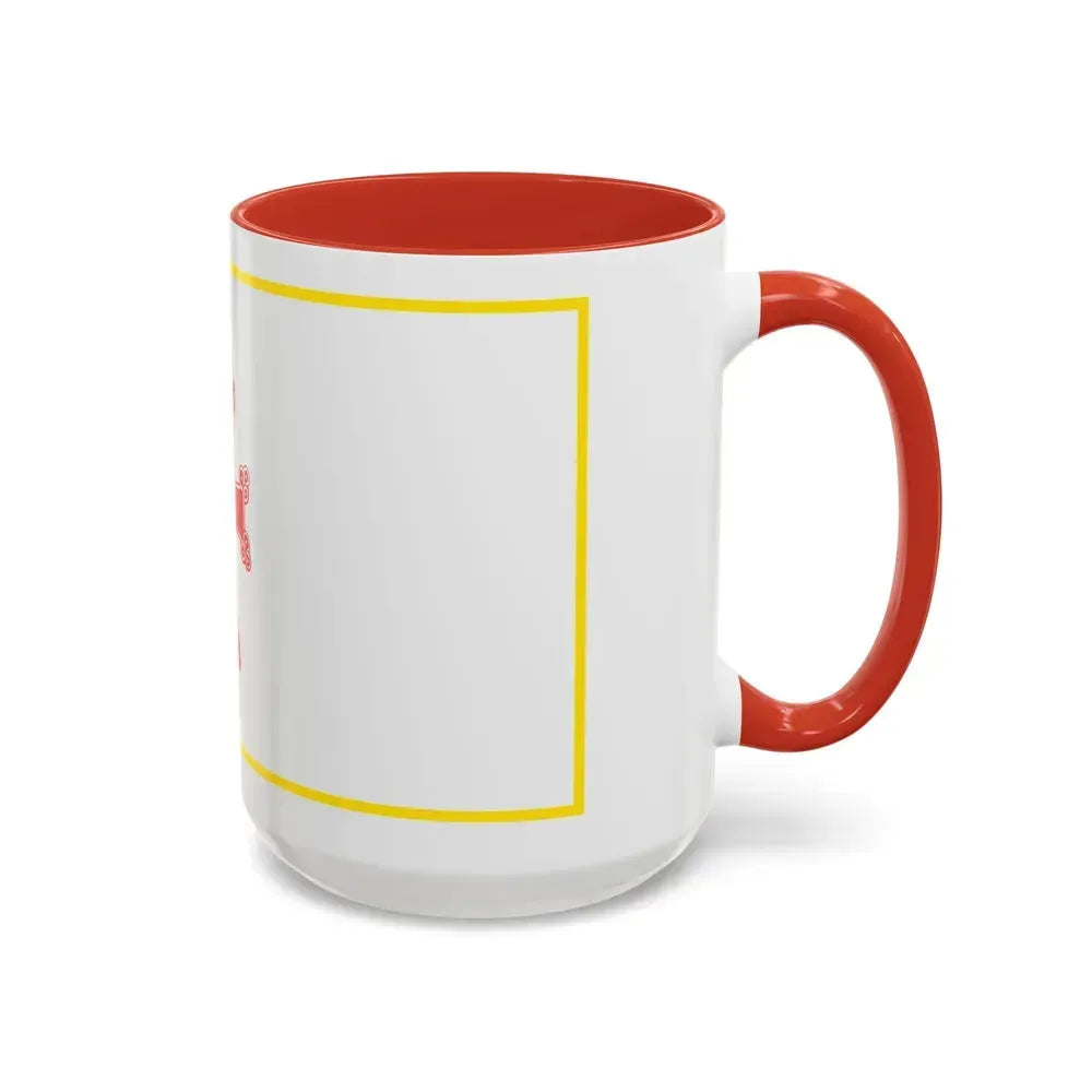 Flag of Gyumri Armenia - Accent Coffee Mug - Go Mug Yourself