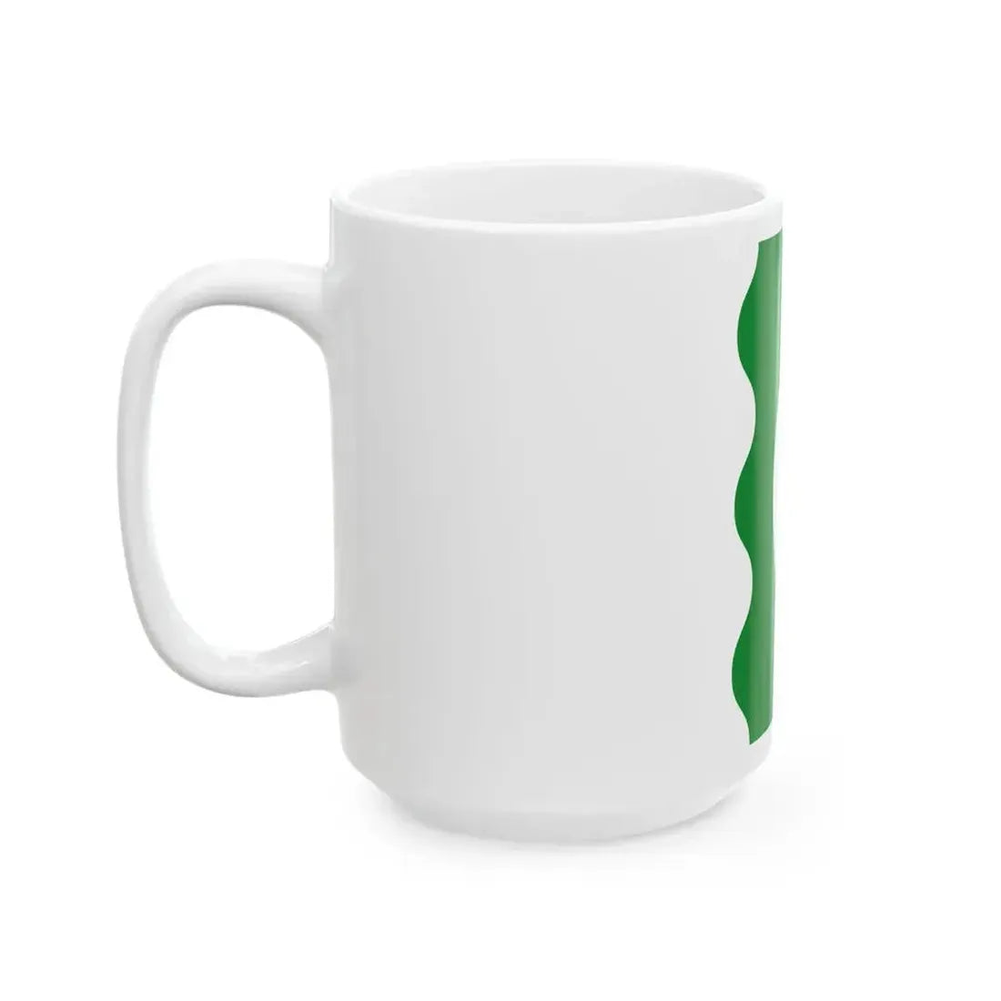 Flag of Haabersti district Tallinn Estonia (Estonia) White Coffee Mug - Go Mug Yourself