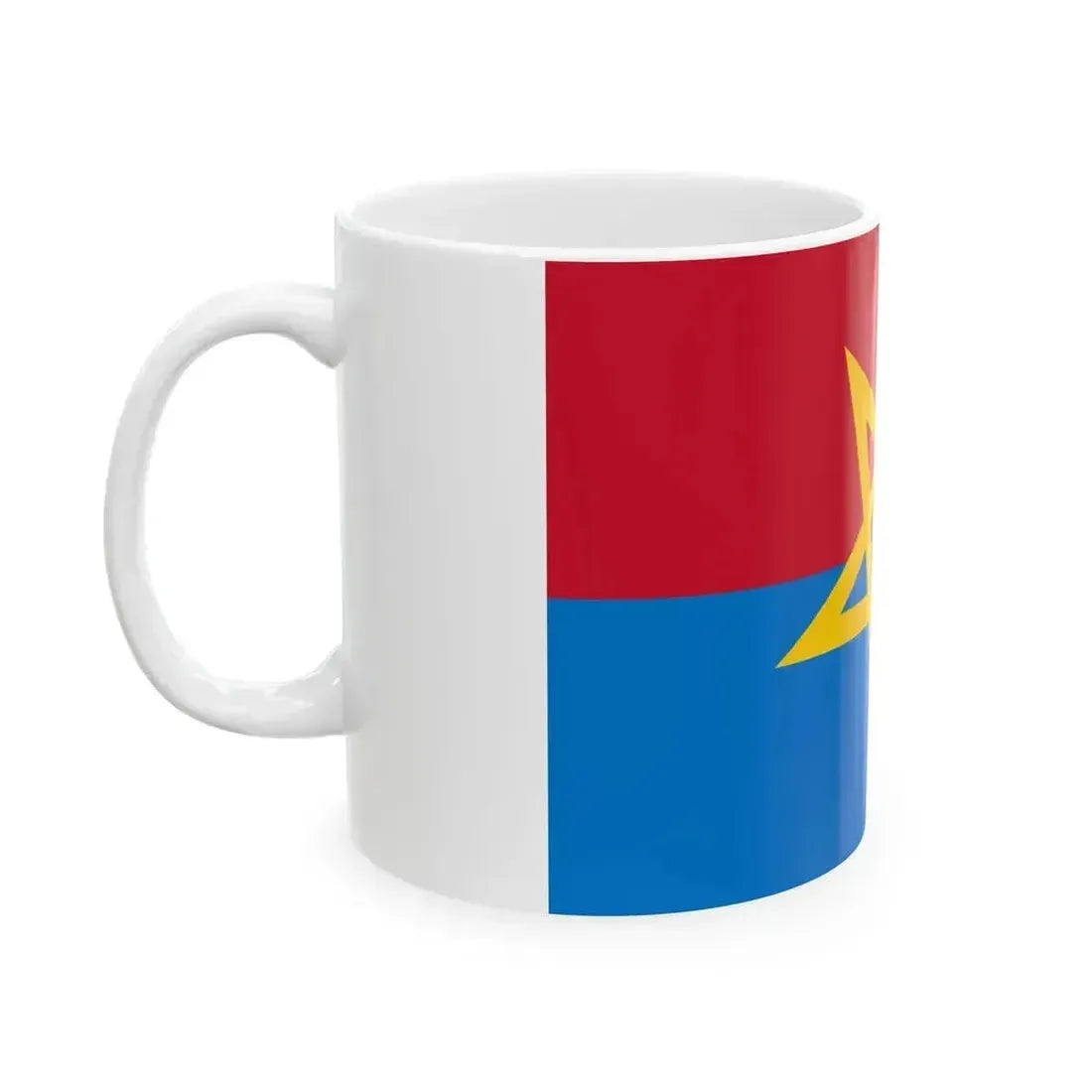 Flag of Haaksbergen (Netherlands) White Coffee Mug - Go Mug Yourself
