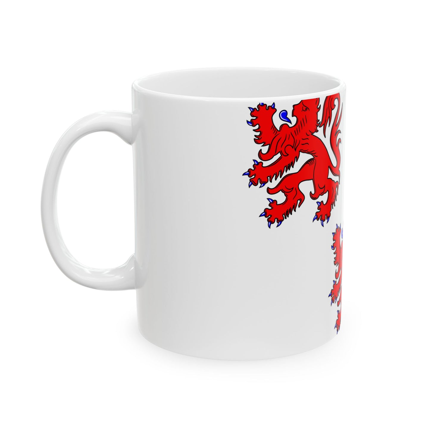 Flag of Haaltert (Belgium) White Coffee Mug-Go Mug Yourself