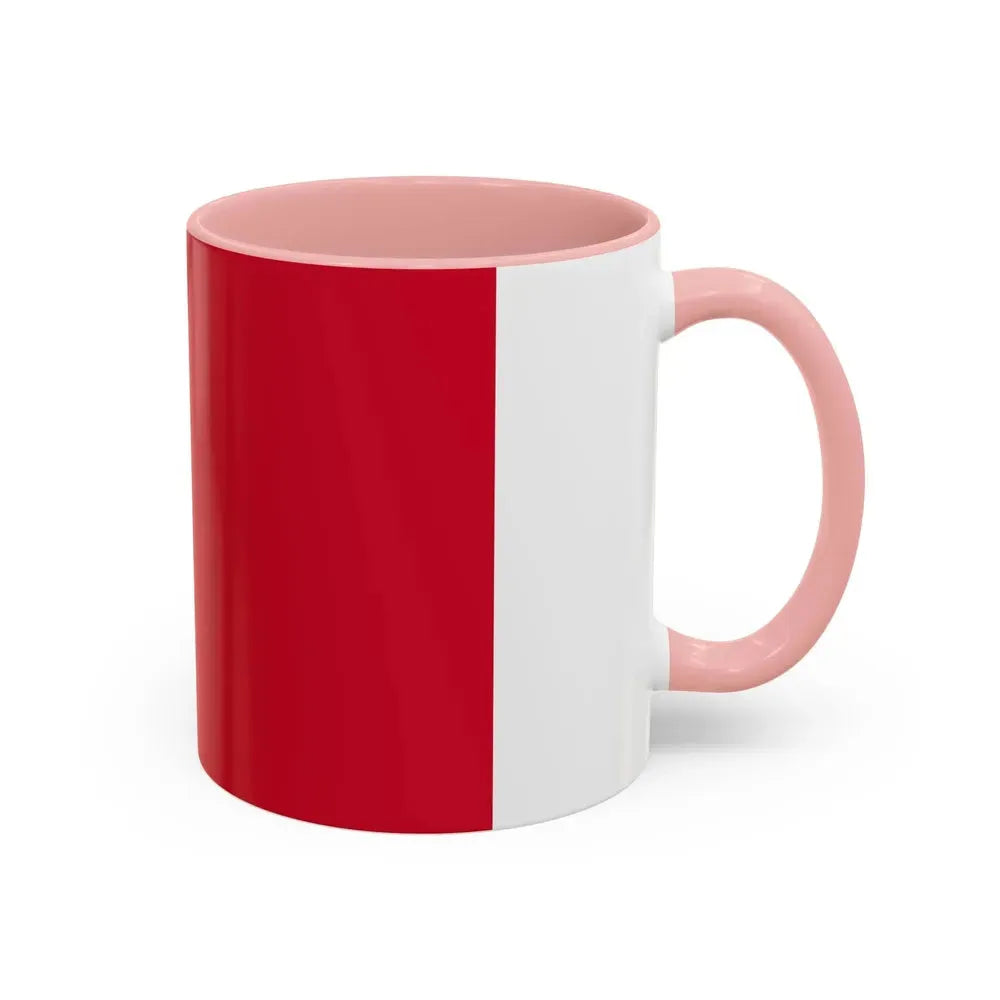 Flag of Haarlem the capital of the province of North Holland Netherlands - Accent Coffee Mug - Go Mug Yourself