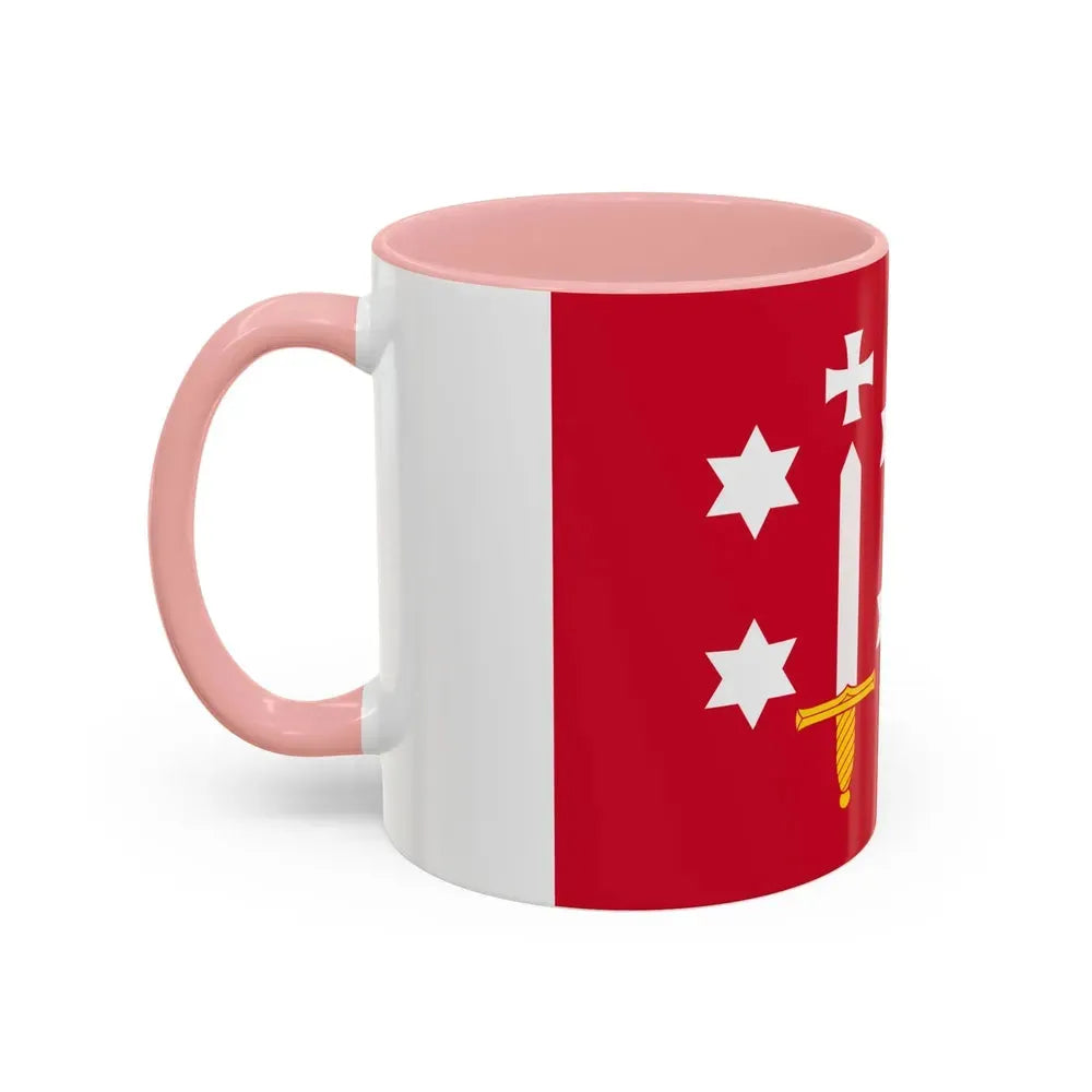 Flag of Haarlem the capital of the province of North Holland Netherlands - Accent Coffee Mug - Go Mug Yourself