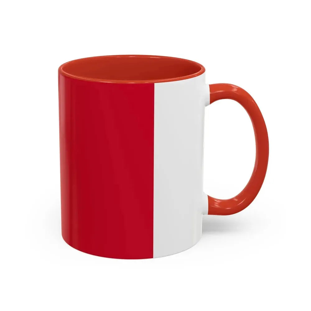 Flag of Haarlem the capital of the province of North Holland Netherlands - Accent Coffee Mug - Go Mug Yourself