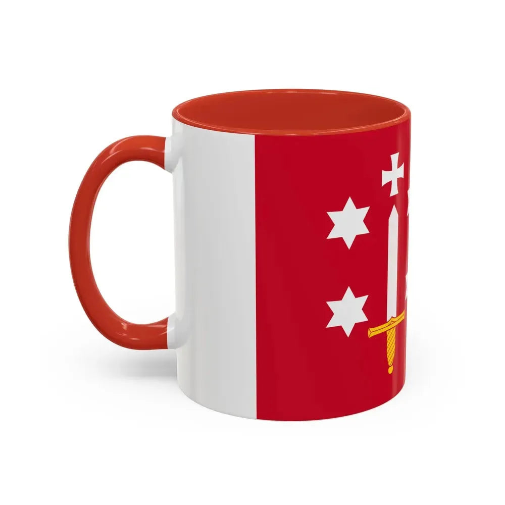 Flag of Haarlem the capital of the province of North Holland Netherlands - Accent Coffee Mug - Go Mug Yourself