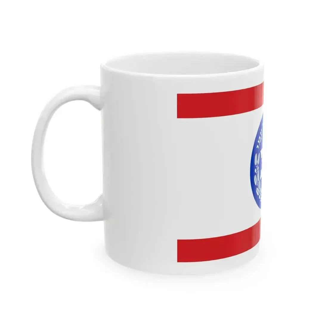 Flag of Hadassah (United States) White Coffee Mug - Go Mug Yourself