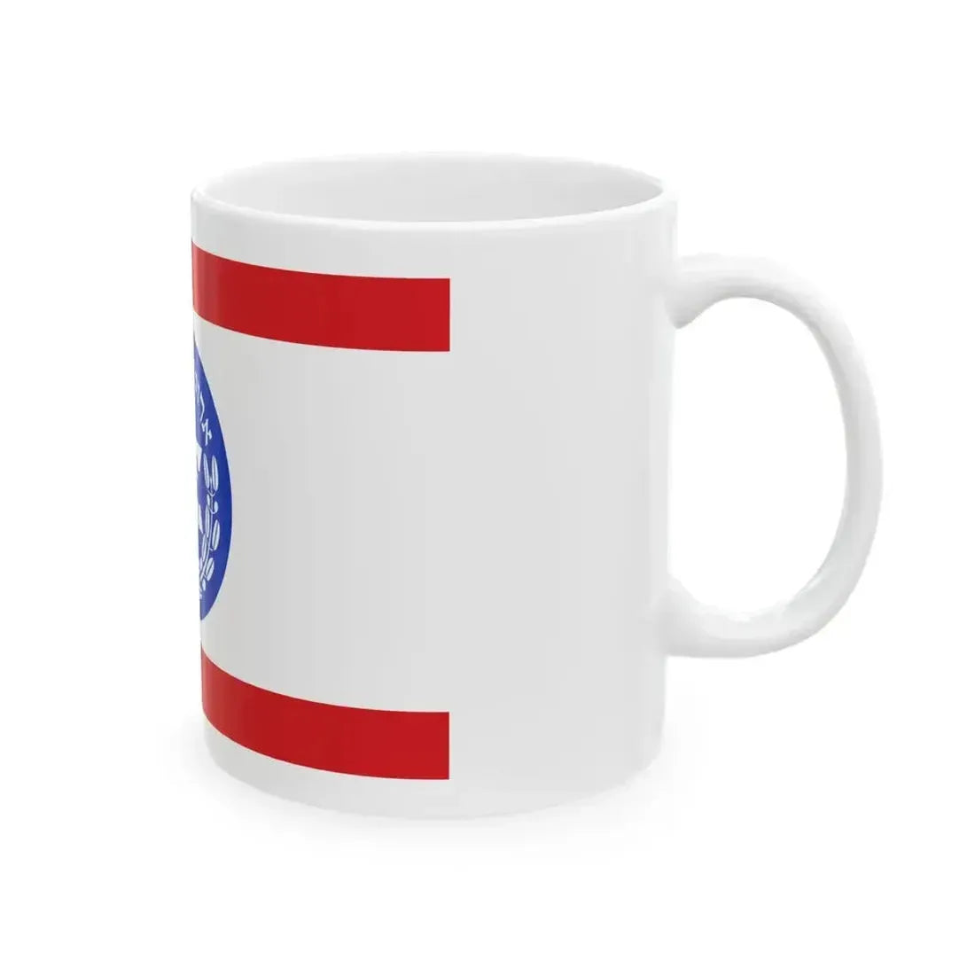 Flag of Hadassah (United States) White Coffee Mug - Go Mug Yourself