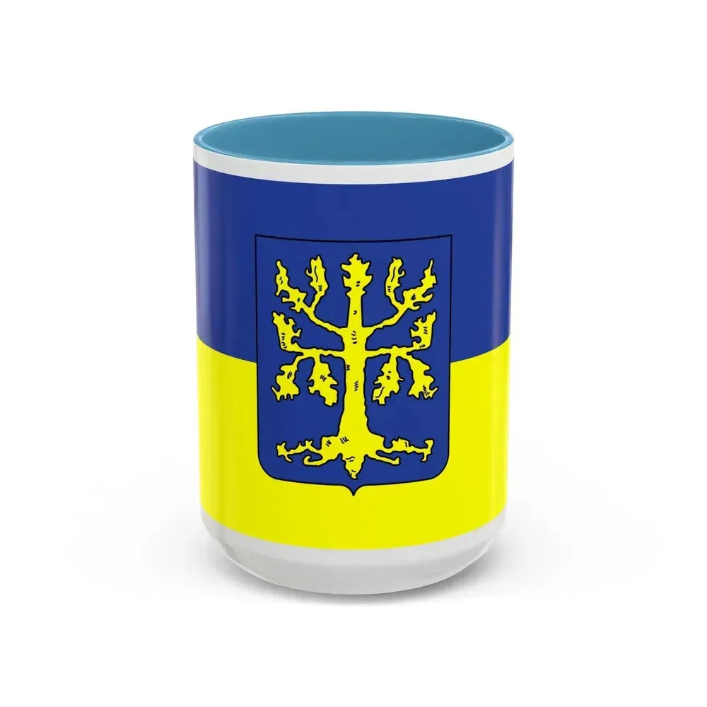 Flag of Hagen Germany - Accent Coffee Mug 15oz Light Blue - Go Mug Yourself
