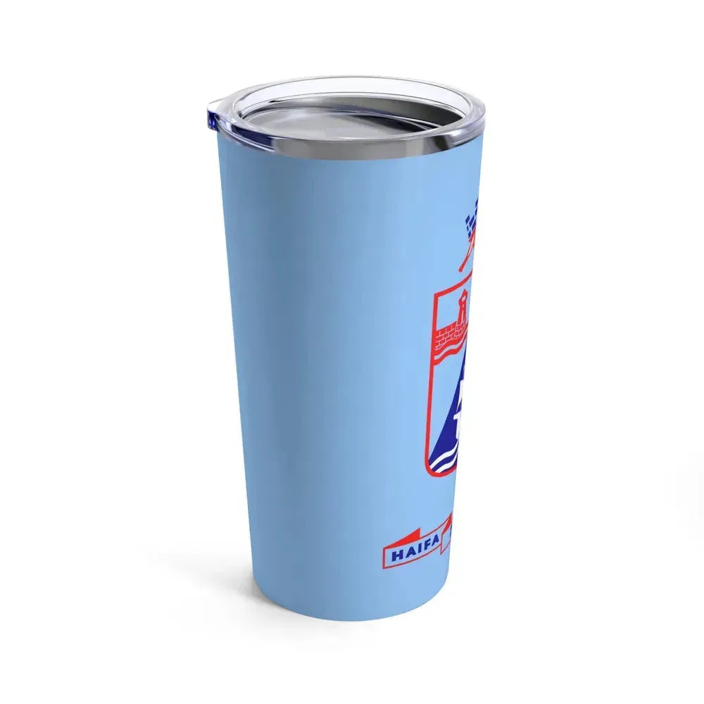 Flag of Haifa Israel - Tumbler 20oz - Go Mug Yourself