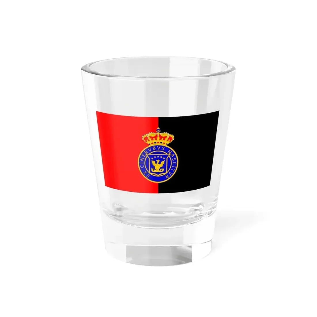 Flag of Haiti 1814-1820 (Haiti) Shot Glass 1.5oz 1.5oz - Go Mug Yourself