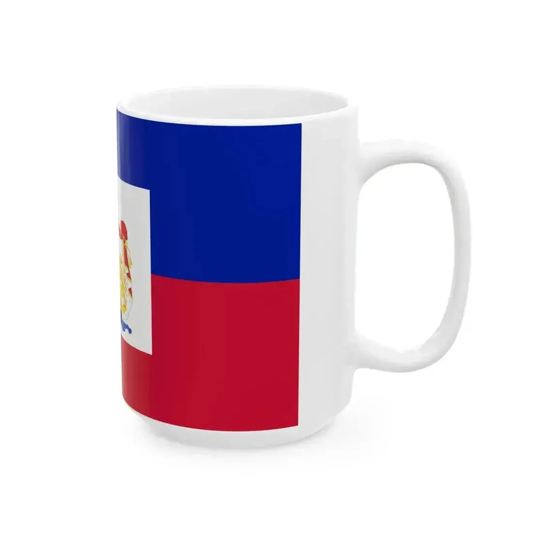 Flag of Haiti 1849-1859 (Haiti) White Coffee Mug - Go Mug Yourself