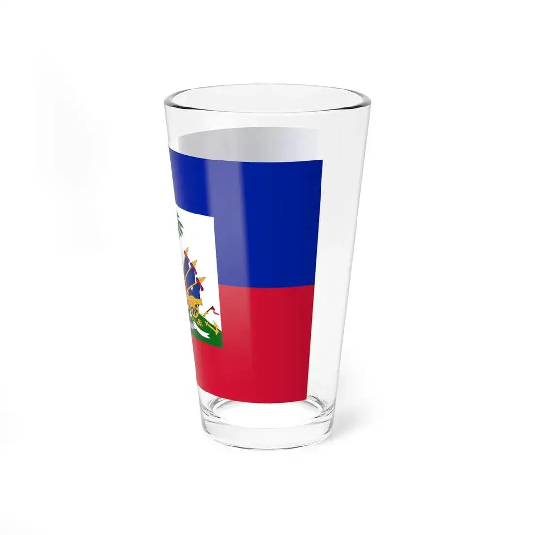 Flag of Haiti 1859-1964 3-2 (Haiti) Pint Glass 16oz - Go Mug Yourself