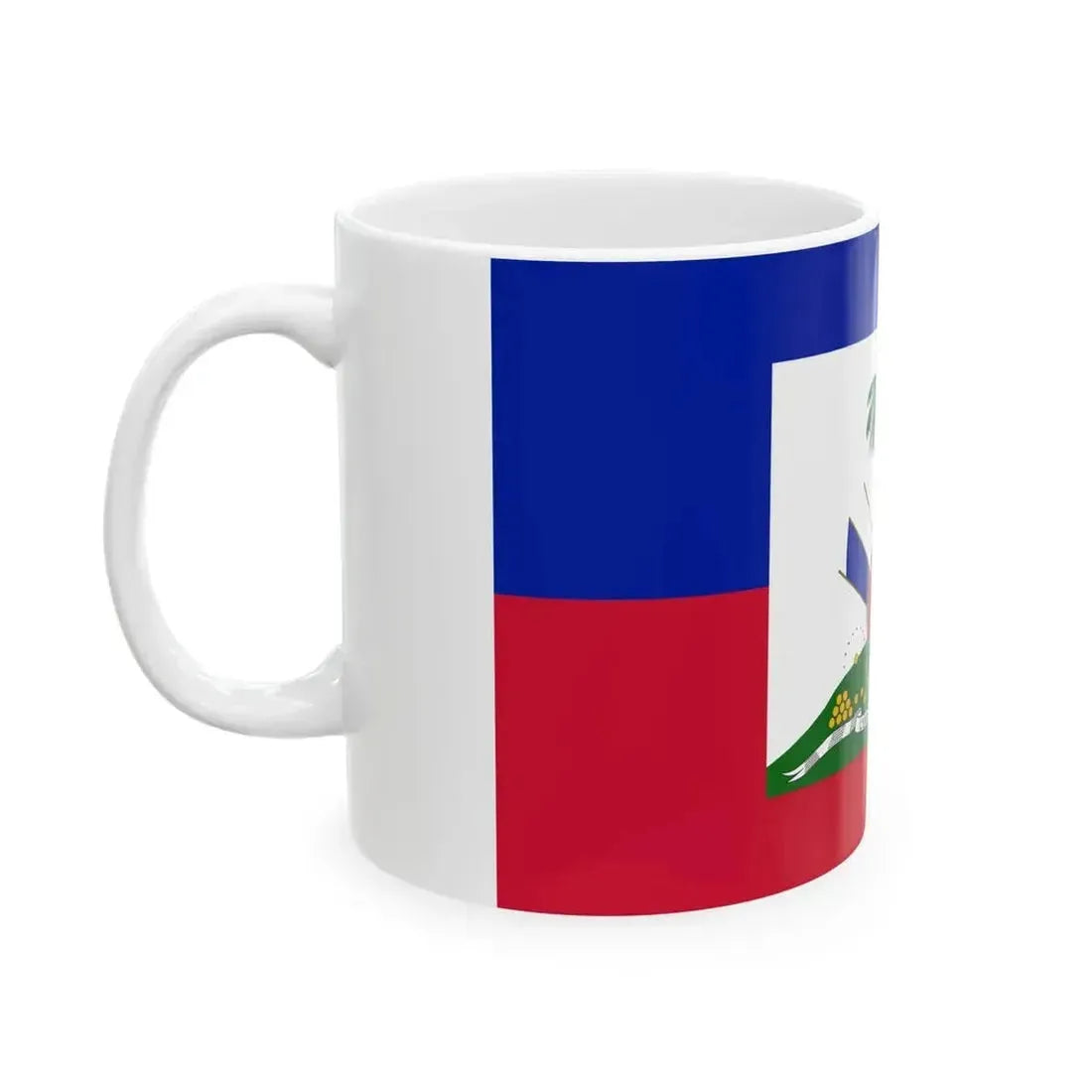 Flag of Haiti 1859-1964 (Haiti) White Coffee Mug - Go Mug Yourself