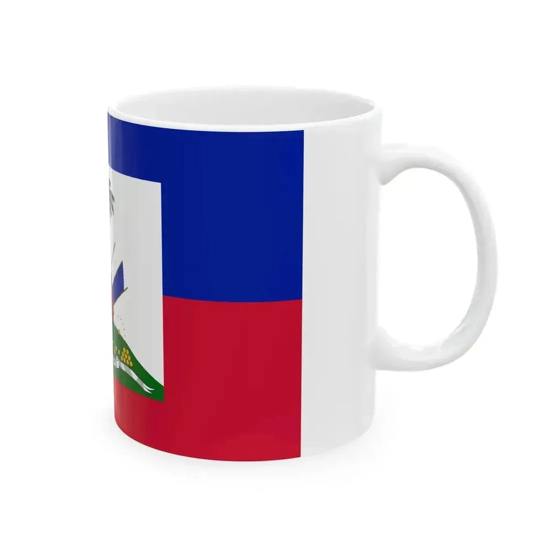 Flag of Haiti 1859-1964 (Haiti) White Coffee Mug - Go Mug Yourself
