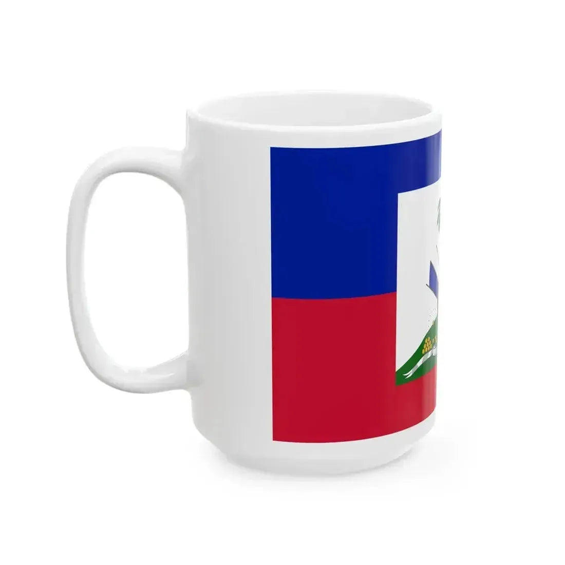 Flag of Haiti 1859-1964 (Haiti) White Coffee Mug - Go Mug Yourself
