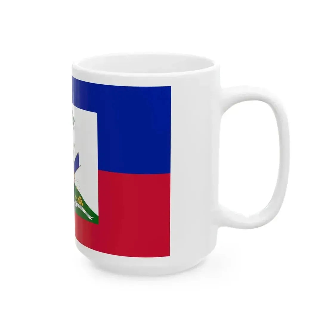 Flag of Haiti 1859-1964 (Haiti) White Coffee Mug - Go Mug Yourself