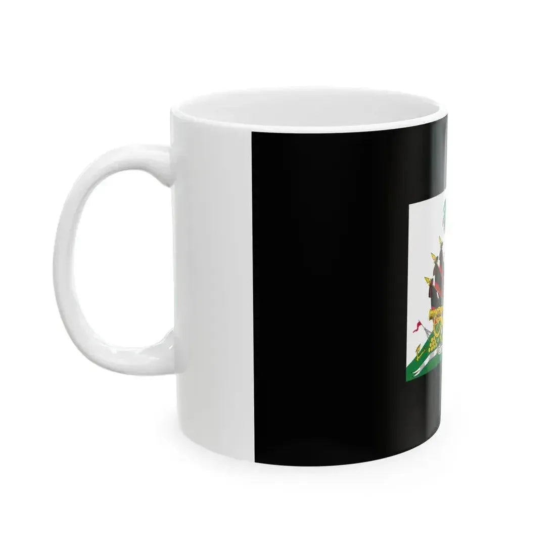 Flag of Haiti 1964-1986 3-2 (Haiti) White Coffee Mug - Go Mug Yourself