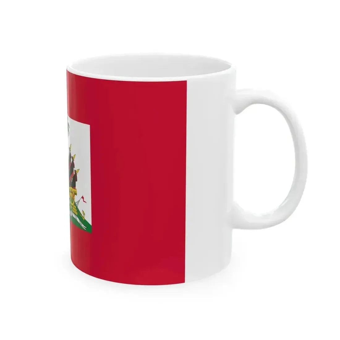 Flag of Haiti 1964-1986 3-2 (Haiti) White Coffee Mug - Go Mug Yourself