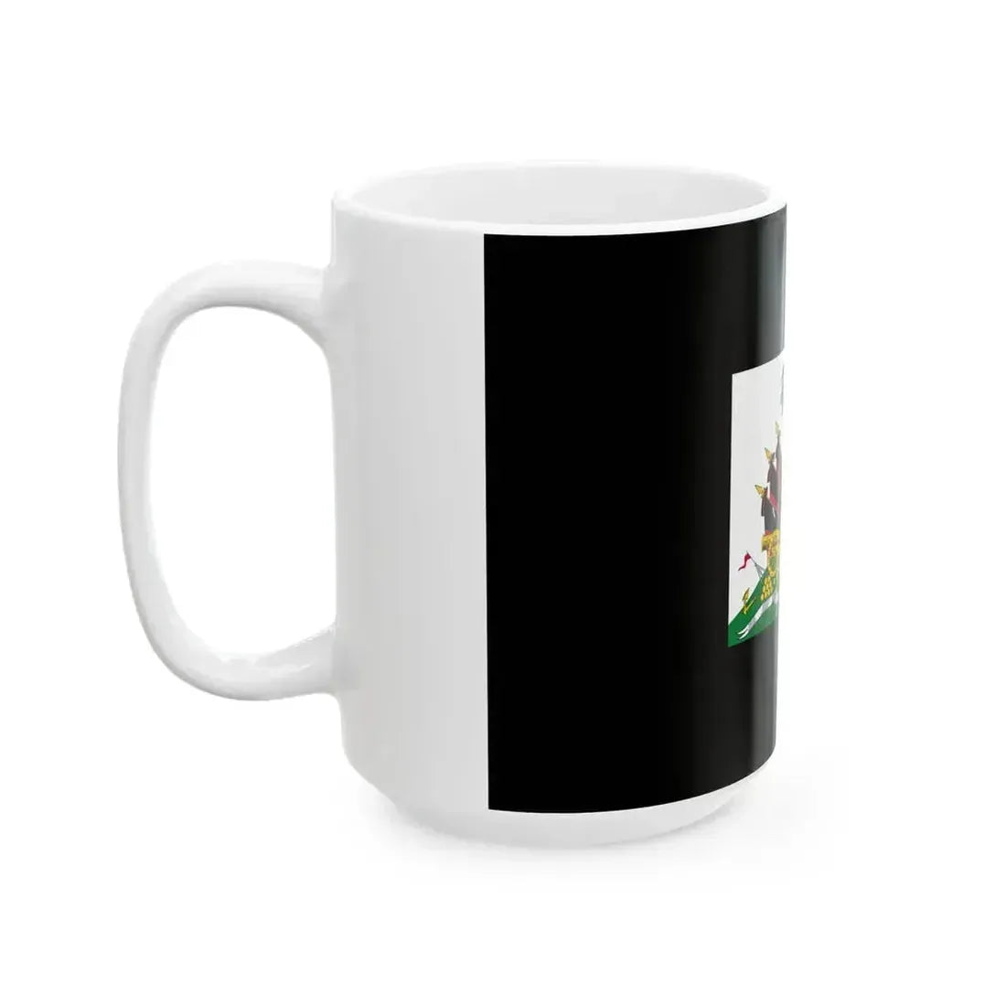 Flag of Haiti 1964-1986 3-2 (Haiti) White Coffee Mug - Go Mug Yourself