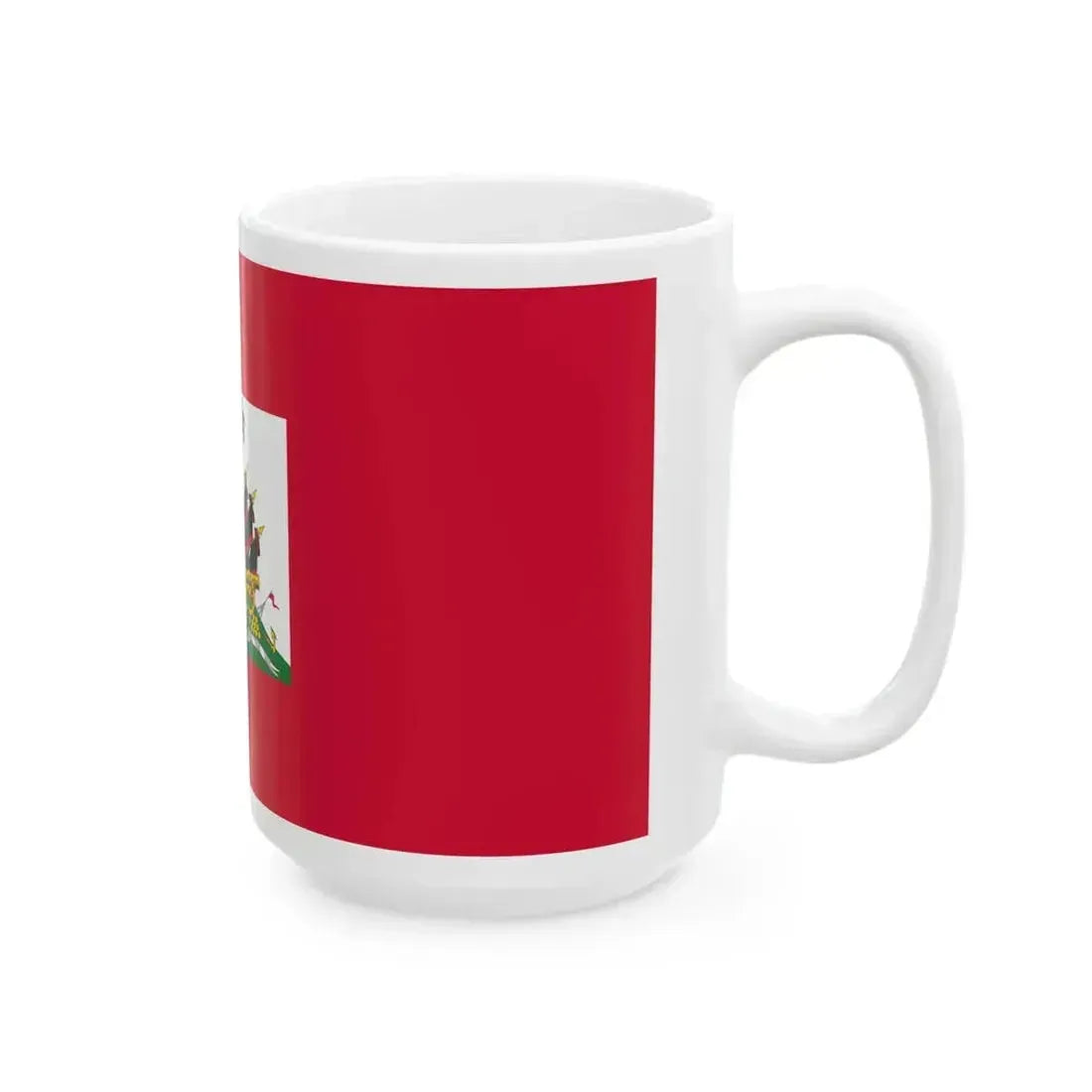 Flag of Haiti 1964-1986 (Haiti) White Coffee Mug - Go Mug Yourself