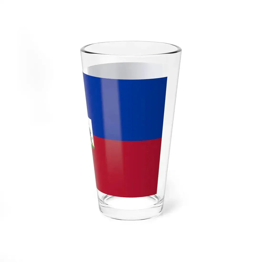 Flag of Haiti alternative version (Haiti) Pint Glass 16oz - Go Mug Yourself