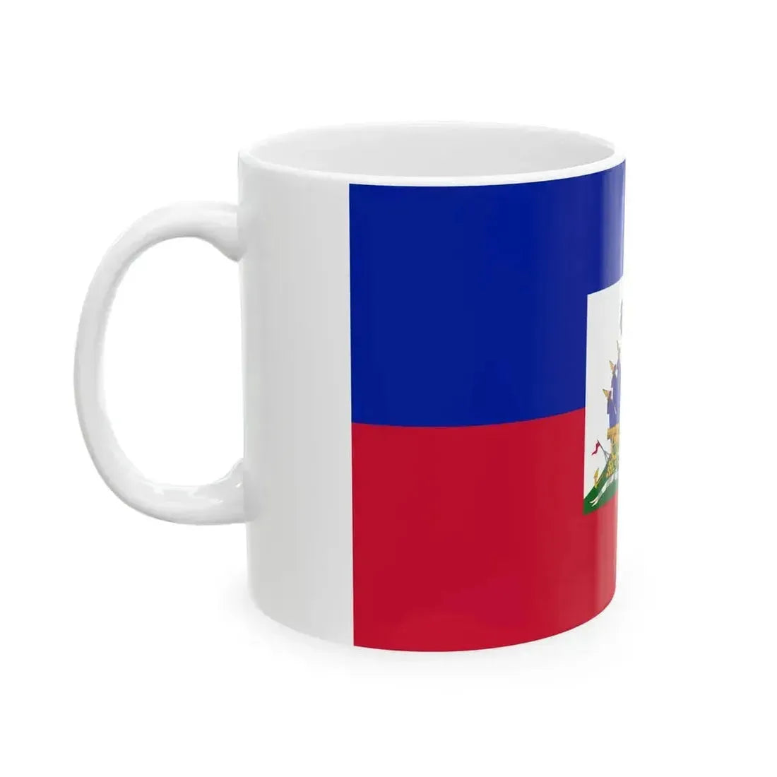 Flag of Haiti (Haiti) White Coffee Mug - Go Mug Yourself