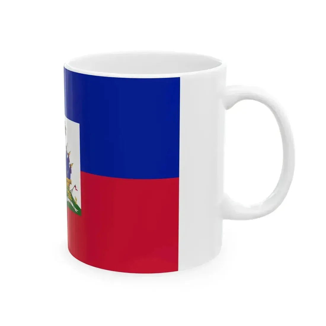 Flag of Haiti (Haiti) White Coffee Mug - Go Mug Yourself