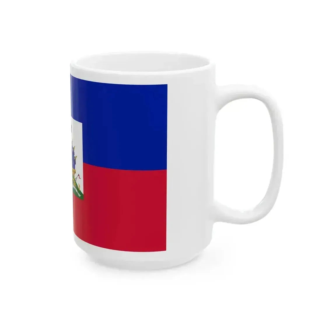 Flag of Haiti (Haiti) White Coffee Mug - Go Mug Yourself