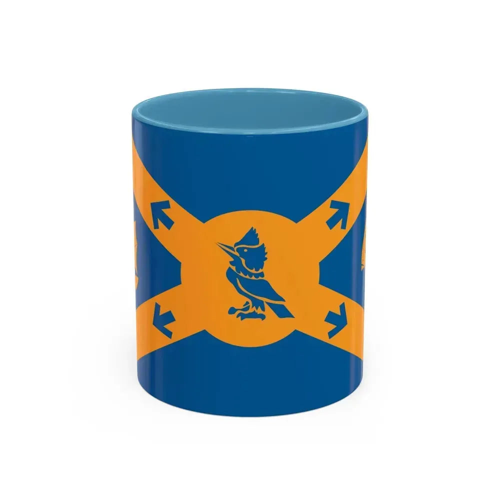 Flag of Halifax Canada - Accent Coffee Mug 11oz Light Blue - Go Mug Yourself