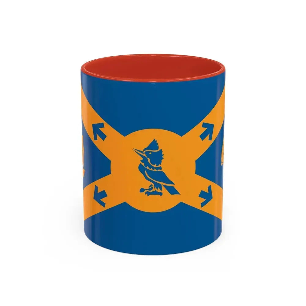 Flag of Halifax Canada - Accent Coffee Mug 11oz Red - Go Mug Yourself