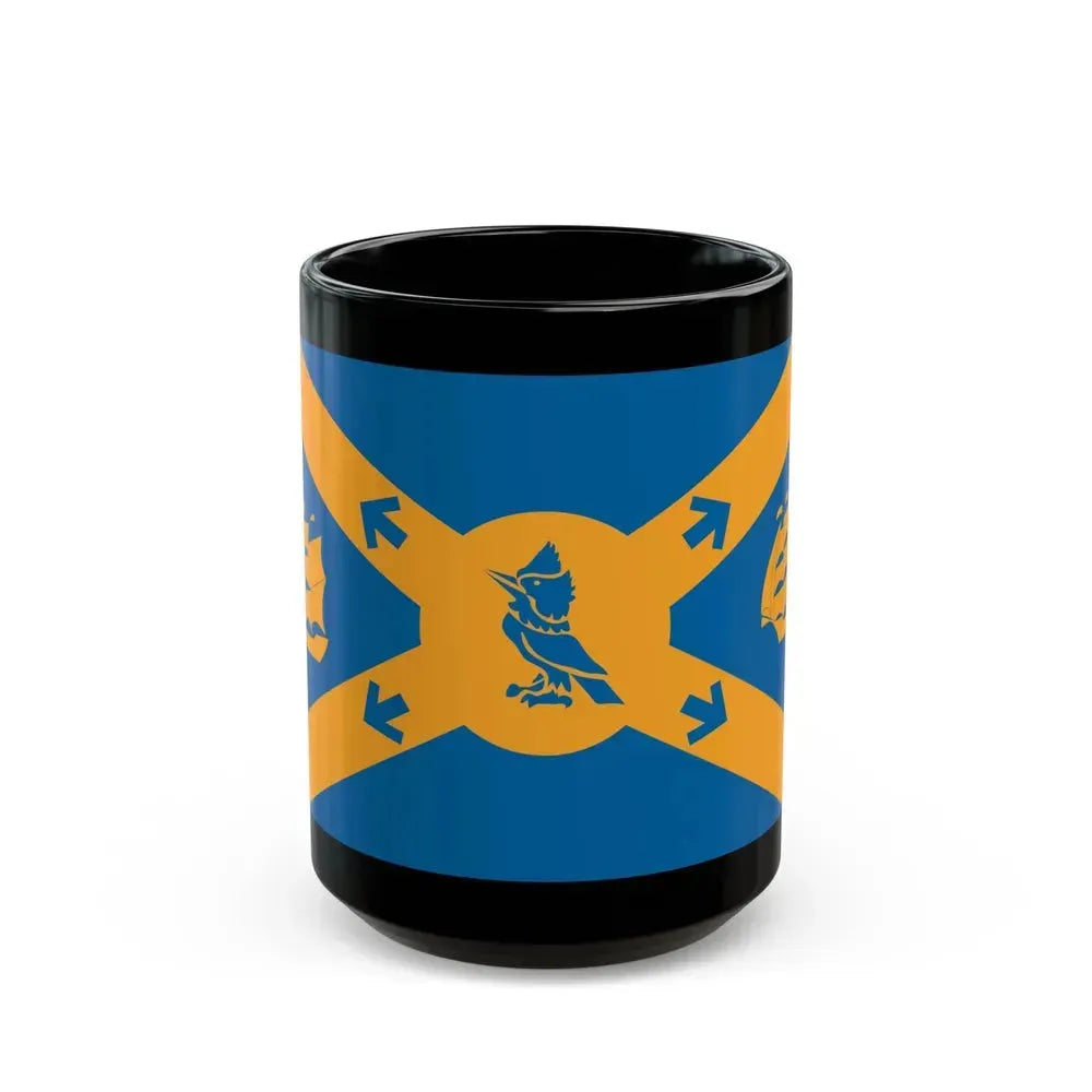 Flag of Halifax Canada - Black Coffee Mug 15oz - Go Mug Yourself