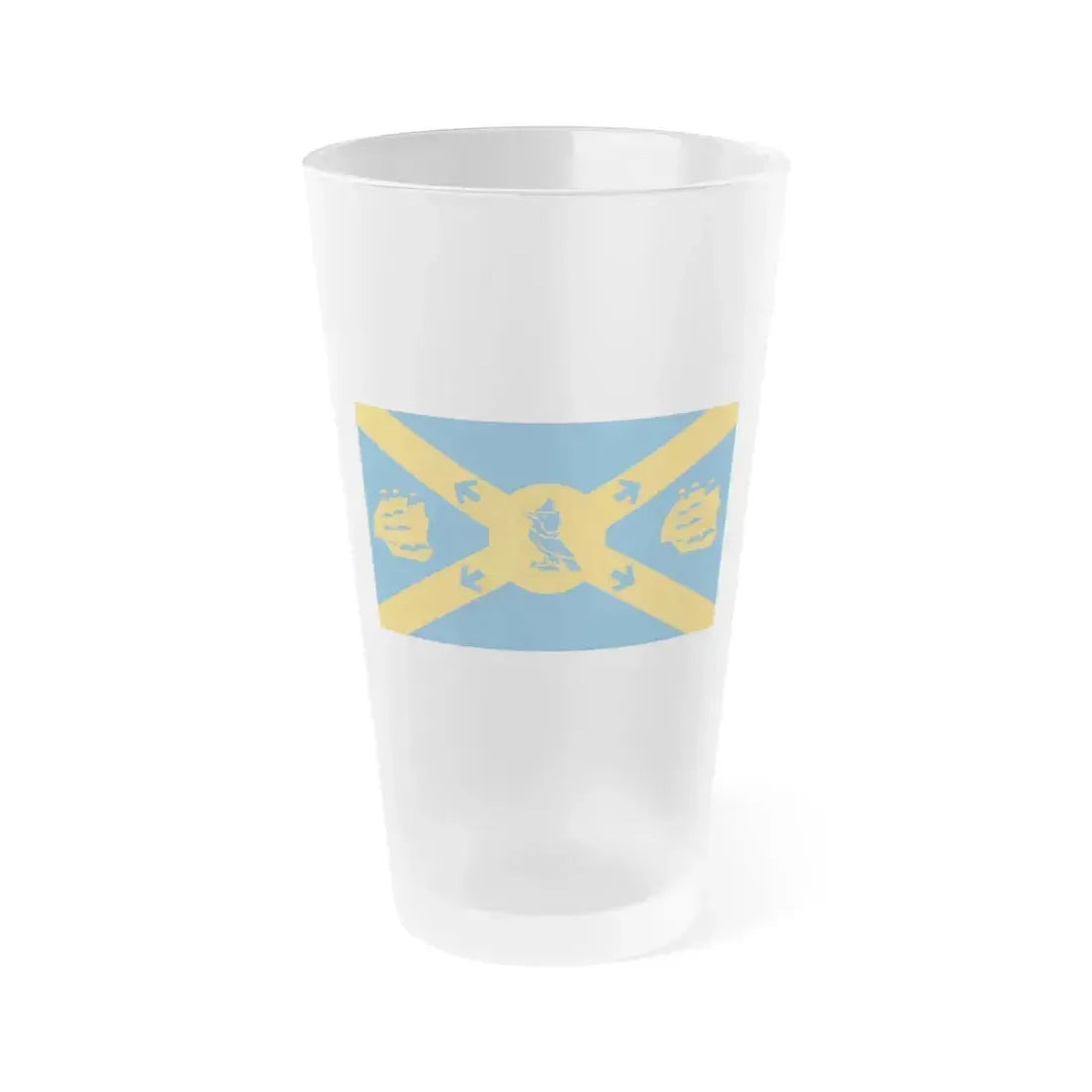 Flag of Halifax Canada - Frosted Pint Glass 16oz 16oz Frosted - Go Mug Yourself