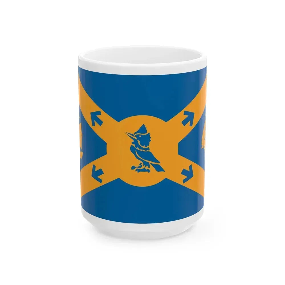Flag of Halifax Canada - White Coffee Mug 15oz - Go Mug Yourself